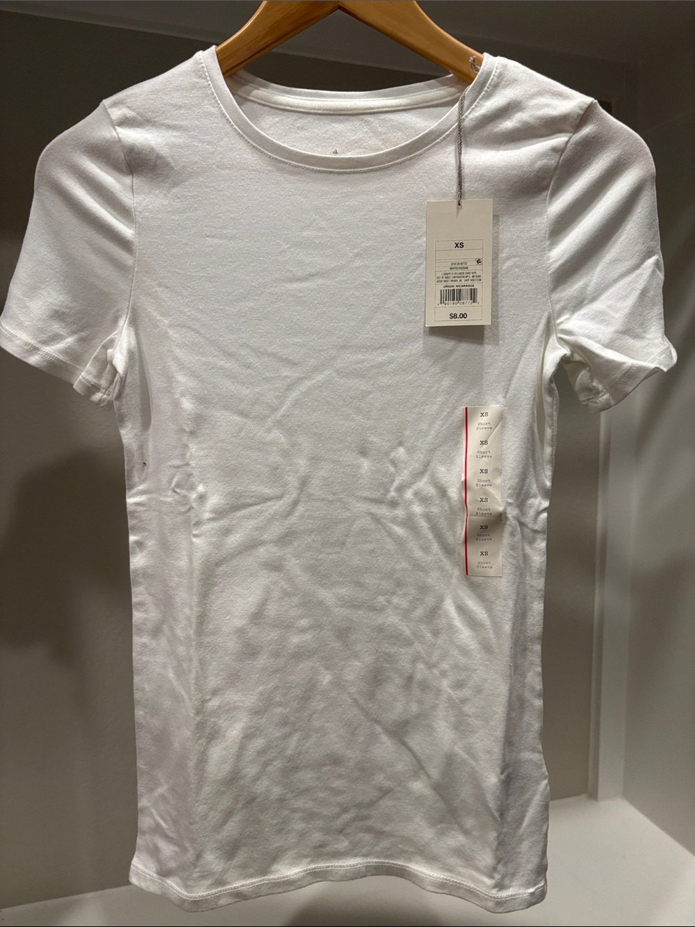 a new day White Short Sleeve Crewneck Tee